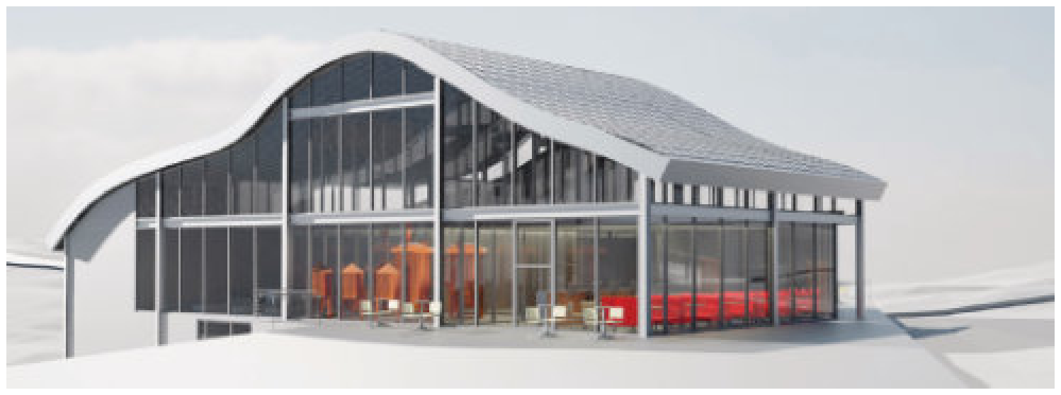 Frozen Palace brewery and spa rendering