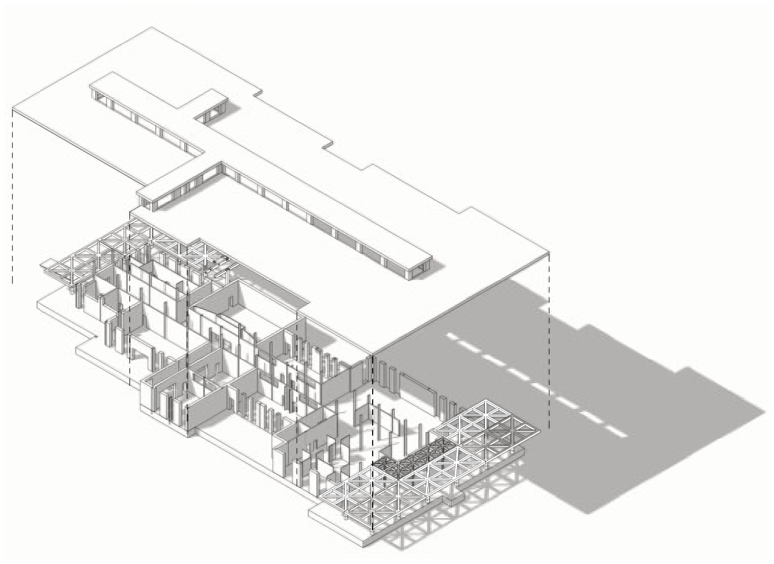 Structural diagram of model