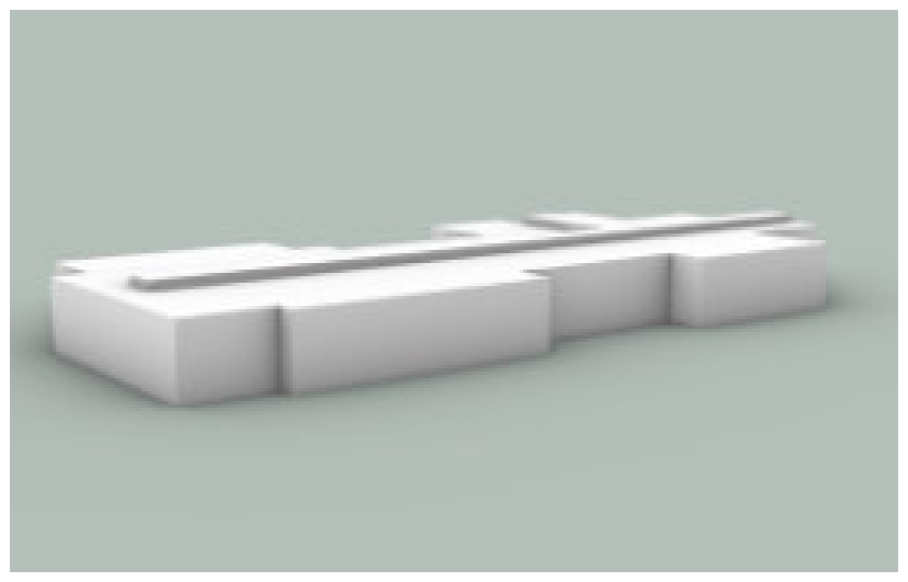 Third program iteration, branching path added to main corridor