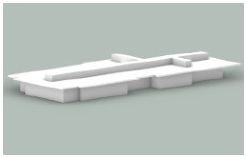 Fourth program iteration, added adjacent corridor and rearranged spaces