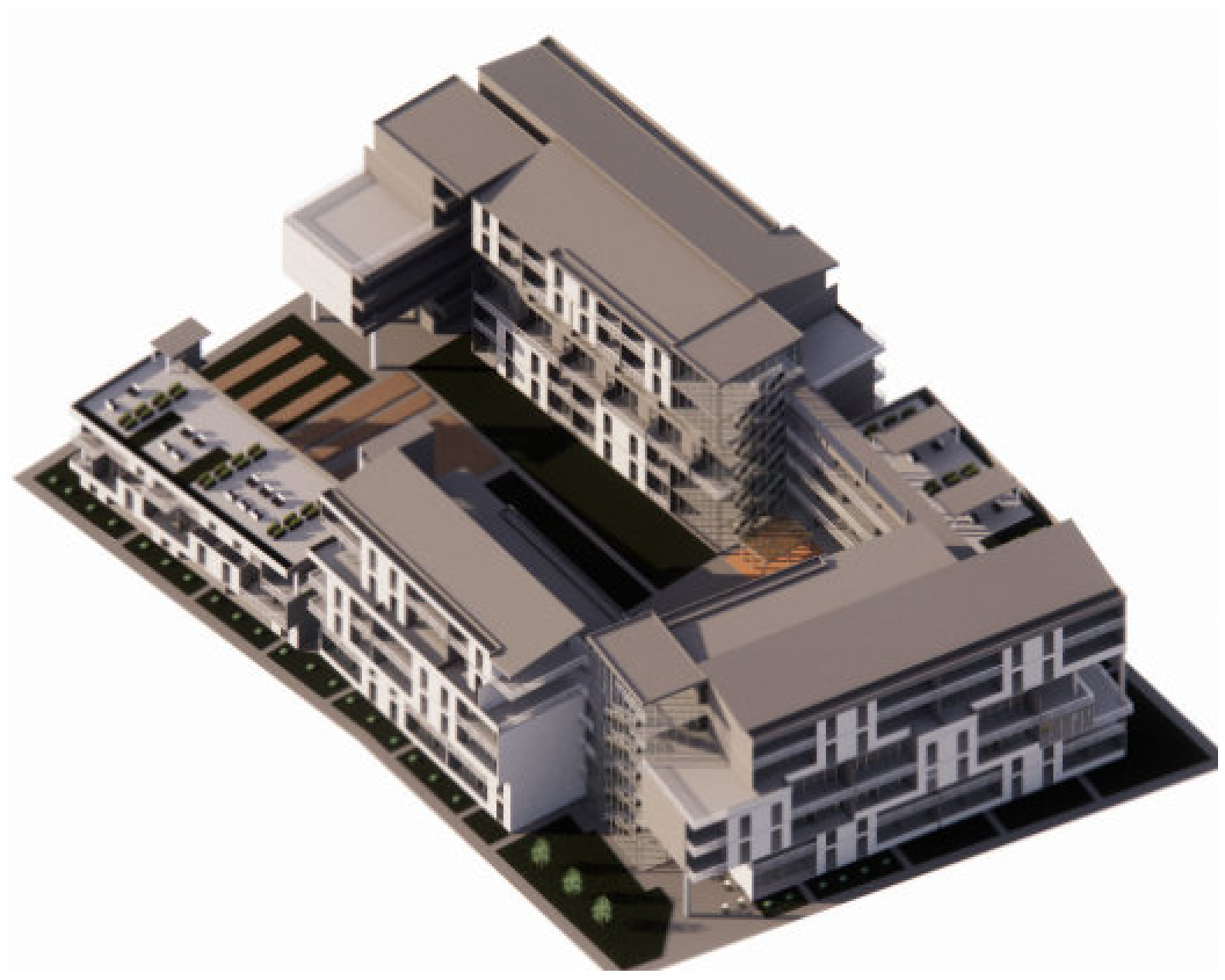 Momentum apartment complex rendering